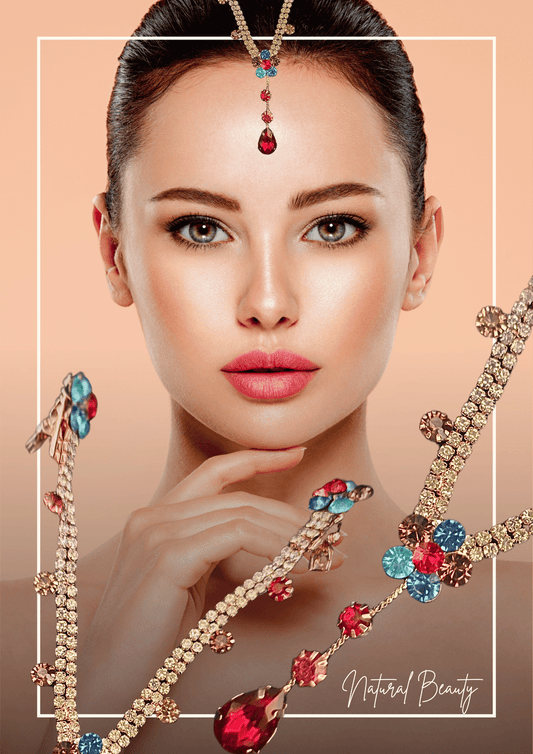 HAIR ACCESSORY RHINESTONE CRYSTAL- COLOURFUL