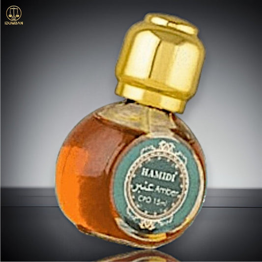 HAMIDI AMBER CONCENTRATED PERFUME OIL FOR MEN AND WOMEN, 15ML