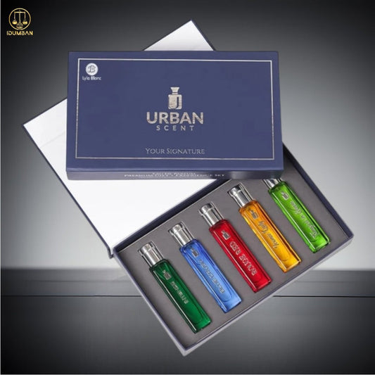 LYLA BLANC URBAN PREMIUM PERFUME ASSORTED GIFT SET: INTENSE, BLUE CRUSH, ROUGE RED, ICONIC LADY, TANGLED GREEN